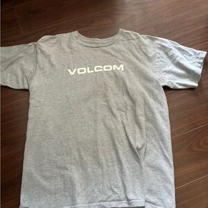 Volcom Light Gray Logo Tee